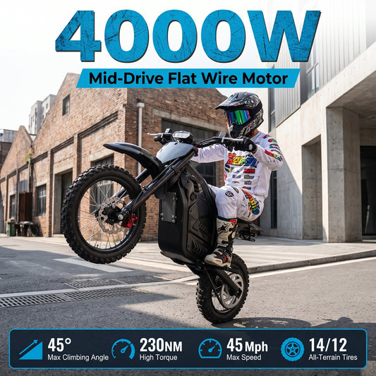 VSKO 4000W Electric Dirt Bike for Teens Adults